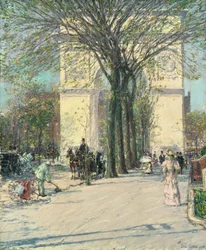 Arc de Washington, printemps